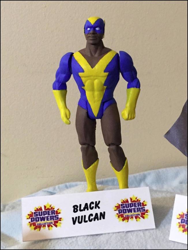 Super Powers Black Vulcan custom action figure